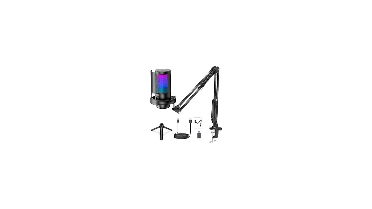 Melhores Microfones de Mesa USB com RGB para PC