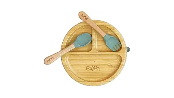 Melhores Kits de Prato e Talher Infantil de Bambu