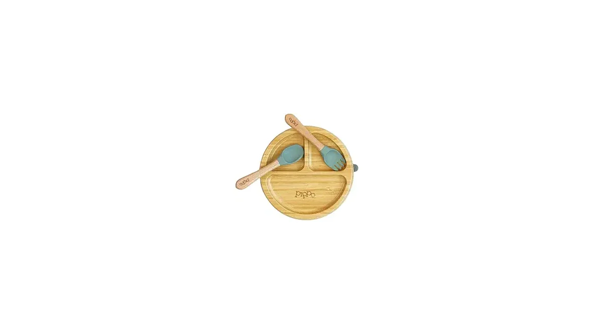 Melhores Kits de Prato e Talher Infantil de Bambu