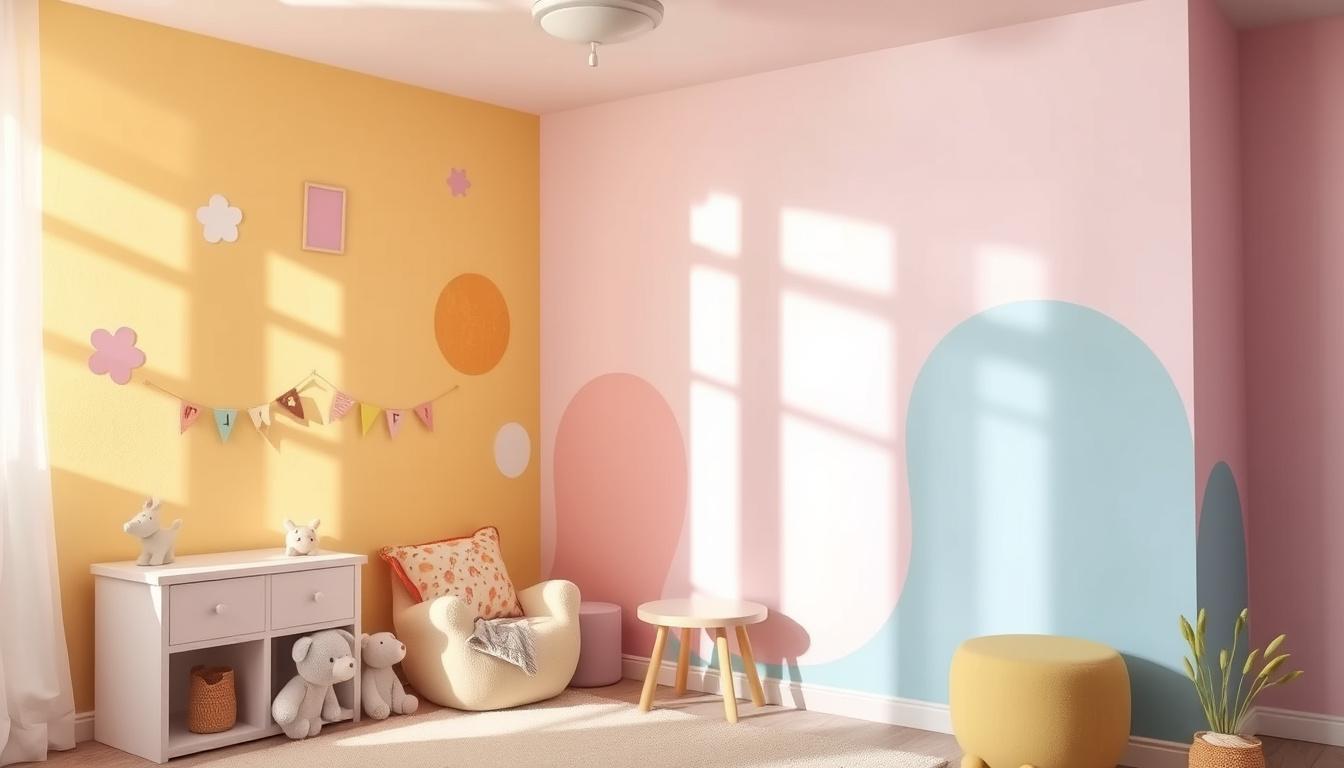 Cores Ideais para Pintar Ambientes Infantis com Segurança